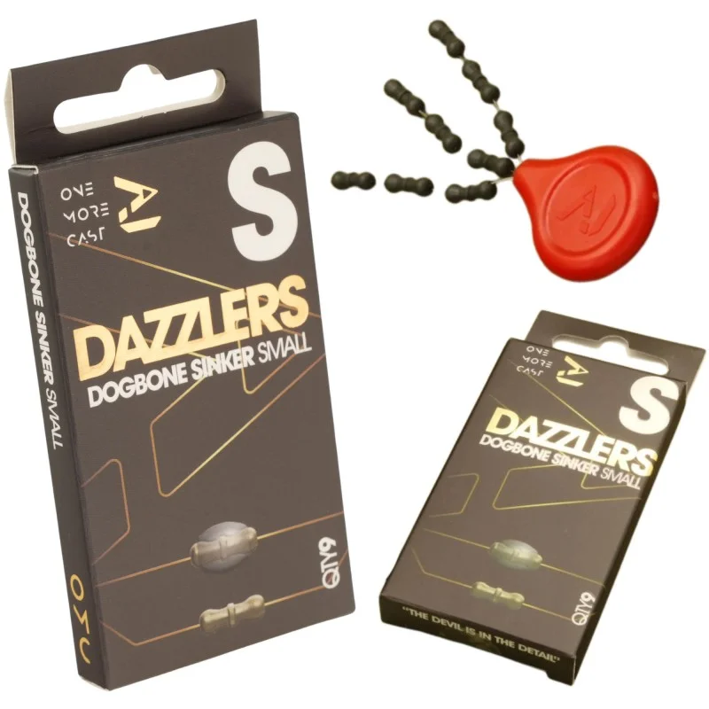 Stopery One More Cast Dazzlers Dog Bone Sinkers Small Zniżka