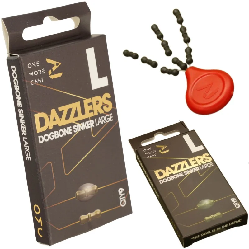 Stopery One More Cast Dazzlers Dog Bone Sinkers Large Tylko do końca tygodnia