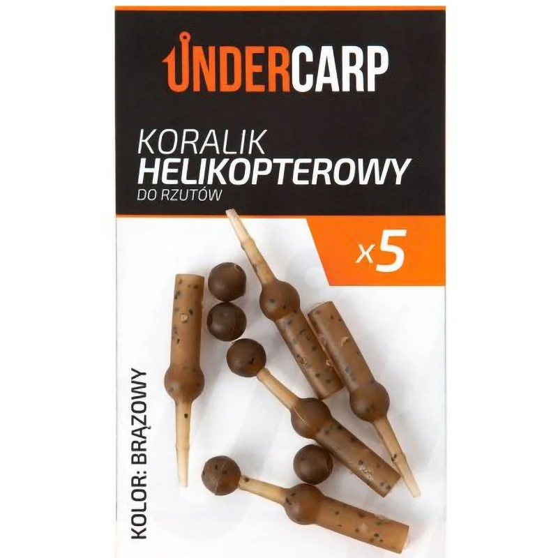 Bezpieczna płatność Koralik Helikoperowy Under Carp Do Rzutów - Brązowy