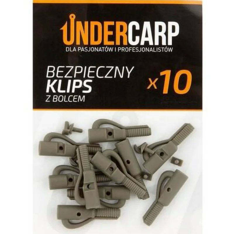 Bezpieczny Klips Under Carp Zielony Z Bolcem Ograniczona ilość
