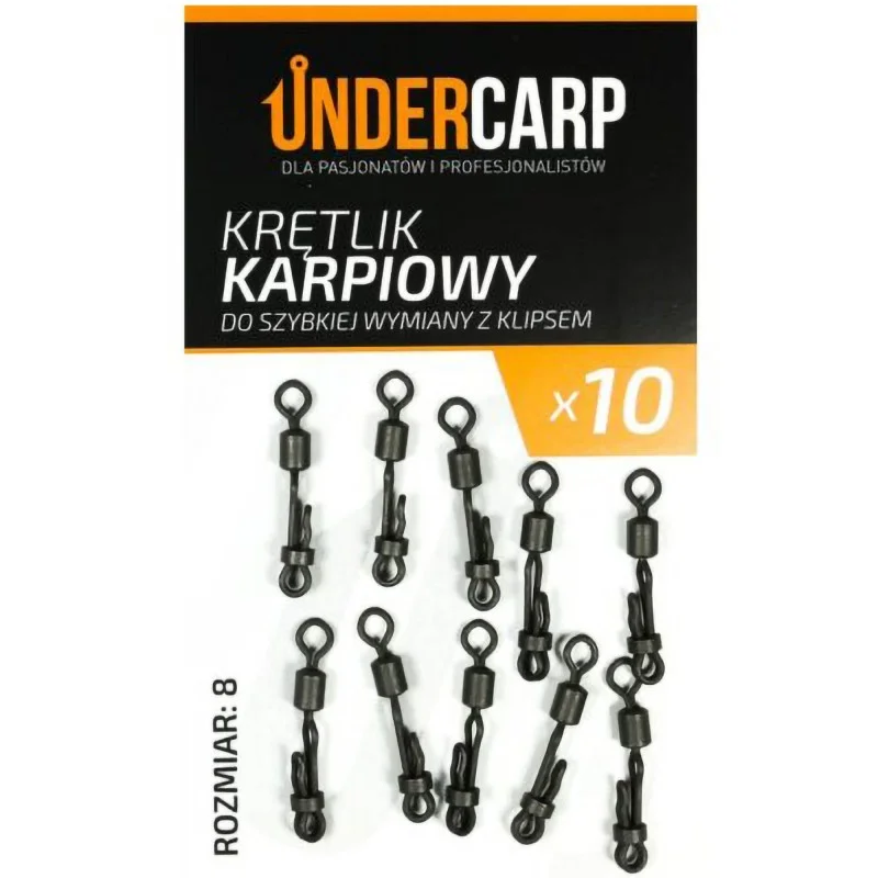 Promocja Krętlik Karpiowy Under Carp Do Szybkiej Wymiany Z Klipsem - 8