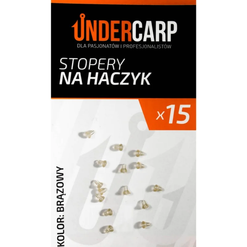 Ograniczona ilość Stopery Na Haczyk Under Carp – Brązowe
