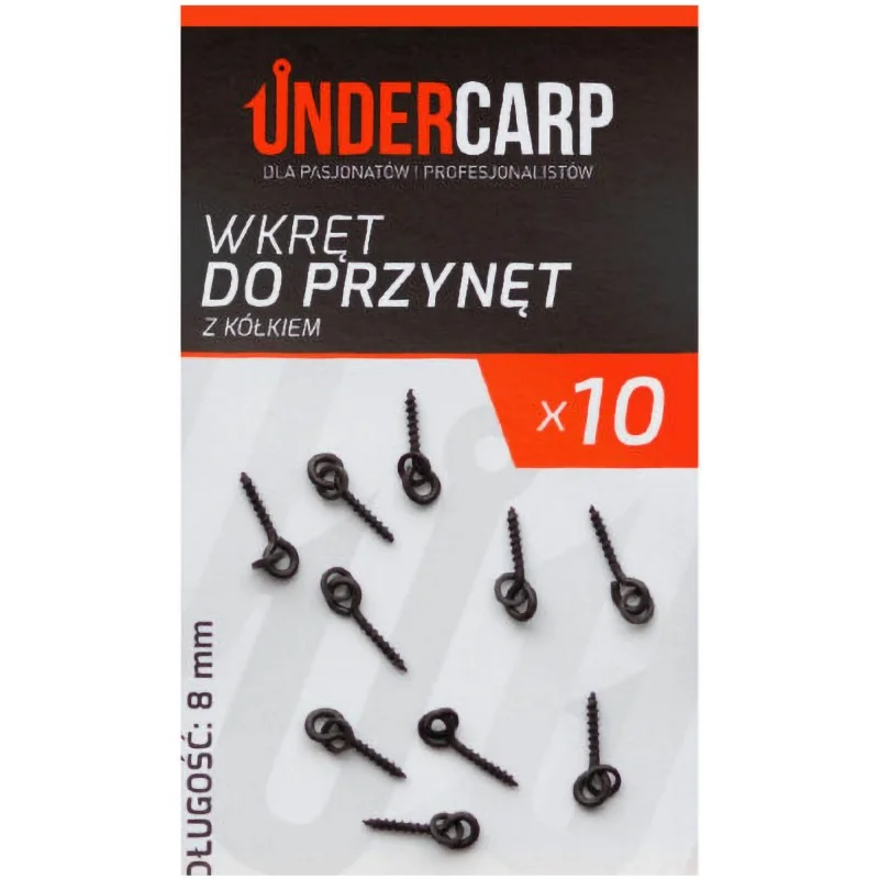 Wkręt Do Przynęt Under Carp Z Kółkiem 8mm Oferta czasowa