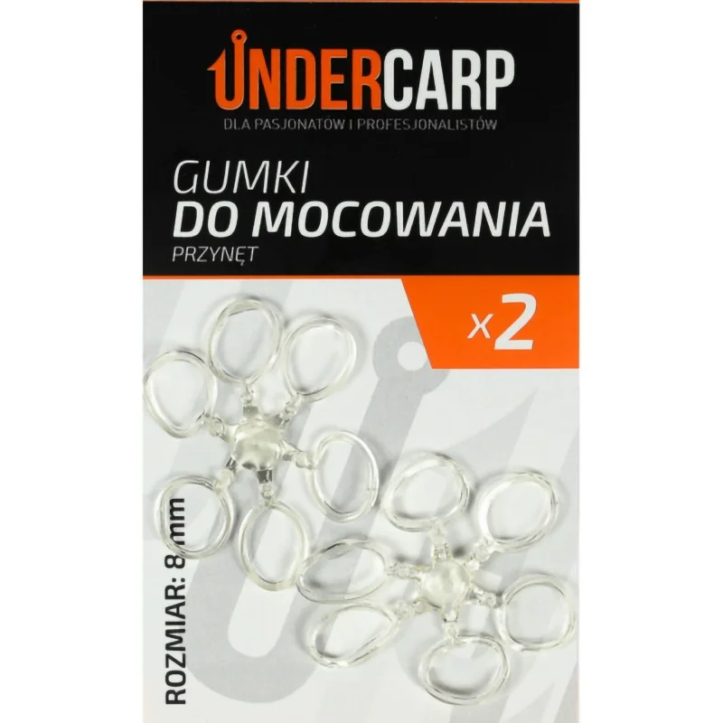 Gumki Do Mocowania Przynęt Under Carp 8mm Zniżka