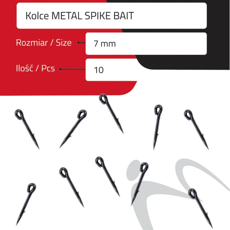 Bestseller Bagnety MatchPro Metal Spike Bait 7mm /10szt