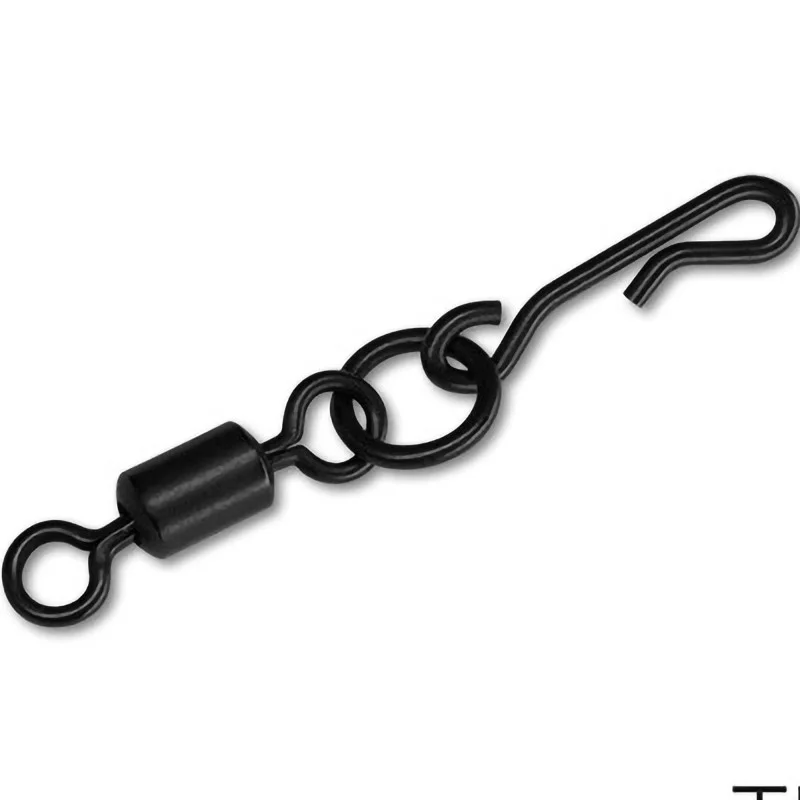 Krętlik Z Pierścieniem I Agrafką Delphin The End Q-cast / 10szt #4/20kg Darmowa dostawa