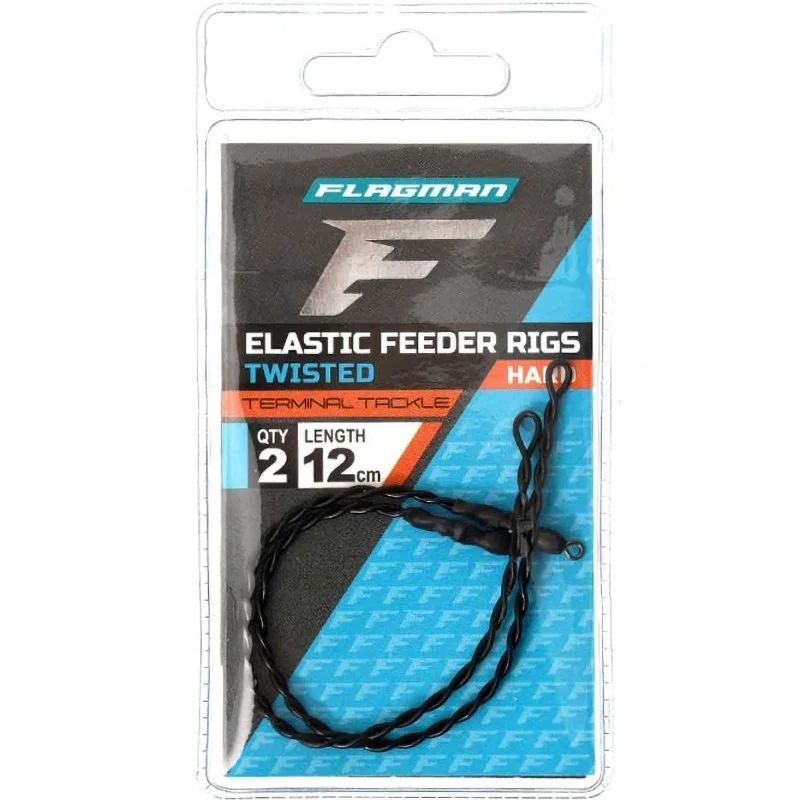 Oferta czasowa Skrętki Flagman Elastic Twisted Feeder Rigs 12 Hard
