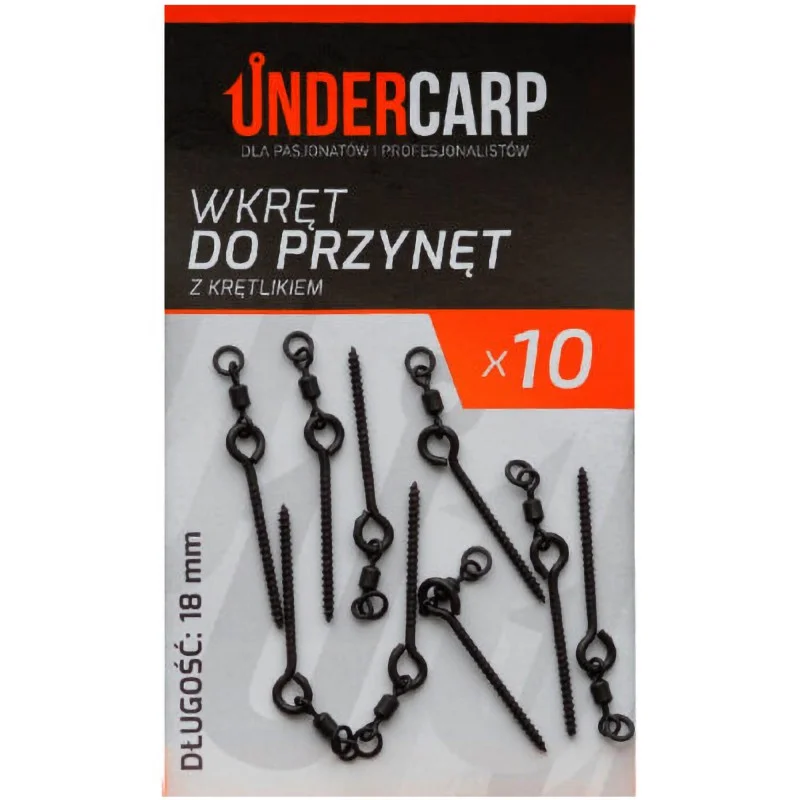 Kup teraz Wkręt Do Przynęt Z Krętlikiem Under Carp 18mm
