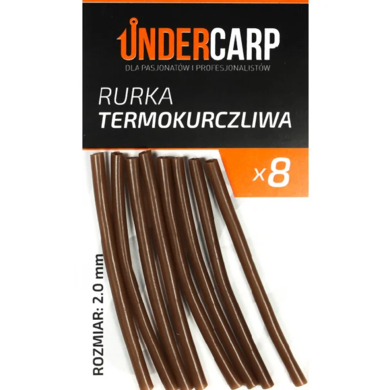 Nowy Rurka Termokurczliwa Under Carp Brązowa 2mm