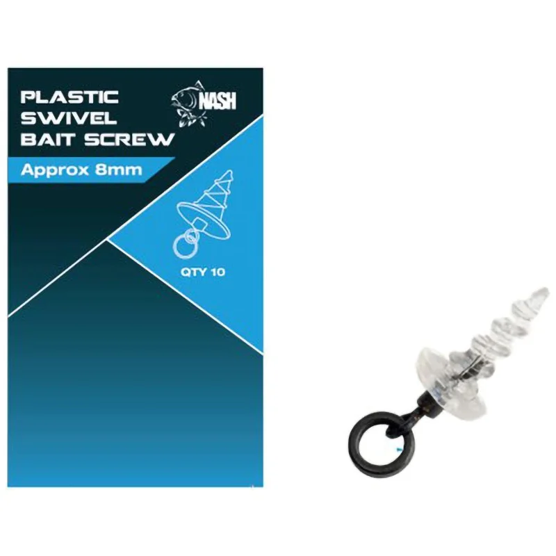 Wkrętka Nash Plastic Swivel Bait Screw 8mm Zamów teraz