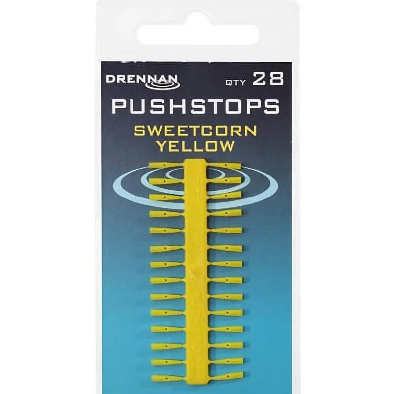 Stopery Drennan Pushstops - Sweetcorn Yellow Bezpieczne zakupy