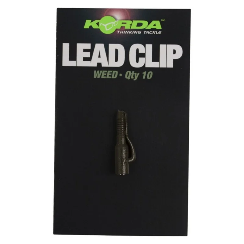 Ograniczona ilość Klipsy Do Ciężarków Korda Lead Clips - Weed