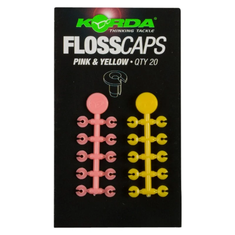 Popularny Stopery Korda Floss Caps Pink/Yellow