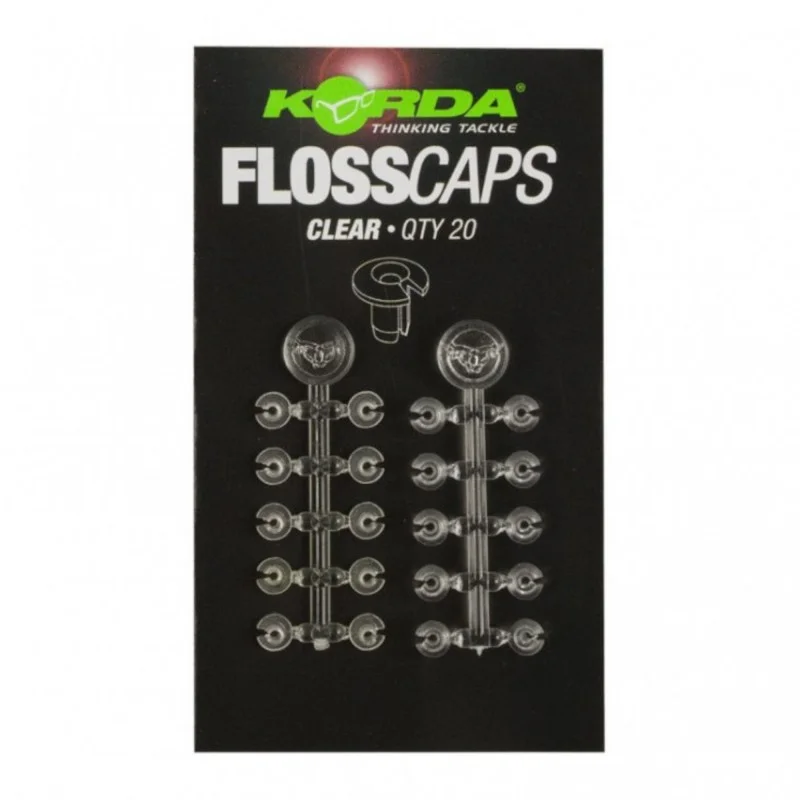 Super okazja Stopery Korda Floss Caps Clear