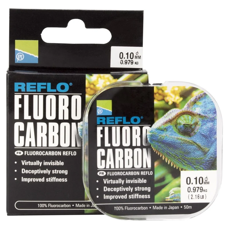Nowy Żyłka Preston Reflo Fluorocarbon 50m 0,22mm