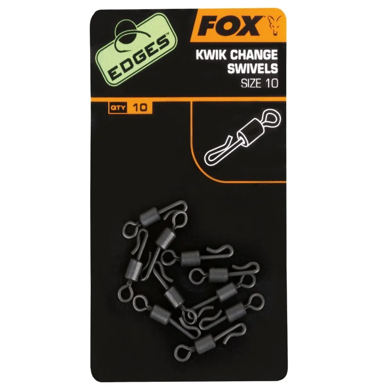 Taniej Krętliki Z Szybkozłączką Fox Edges Kwik Change Swivel Size 7