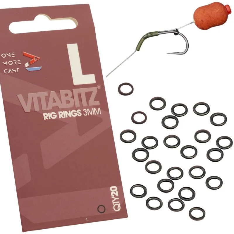 Pierścienie One More Cast Vitabitz Rig Rings 3mm Dostępne od ręki