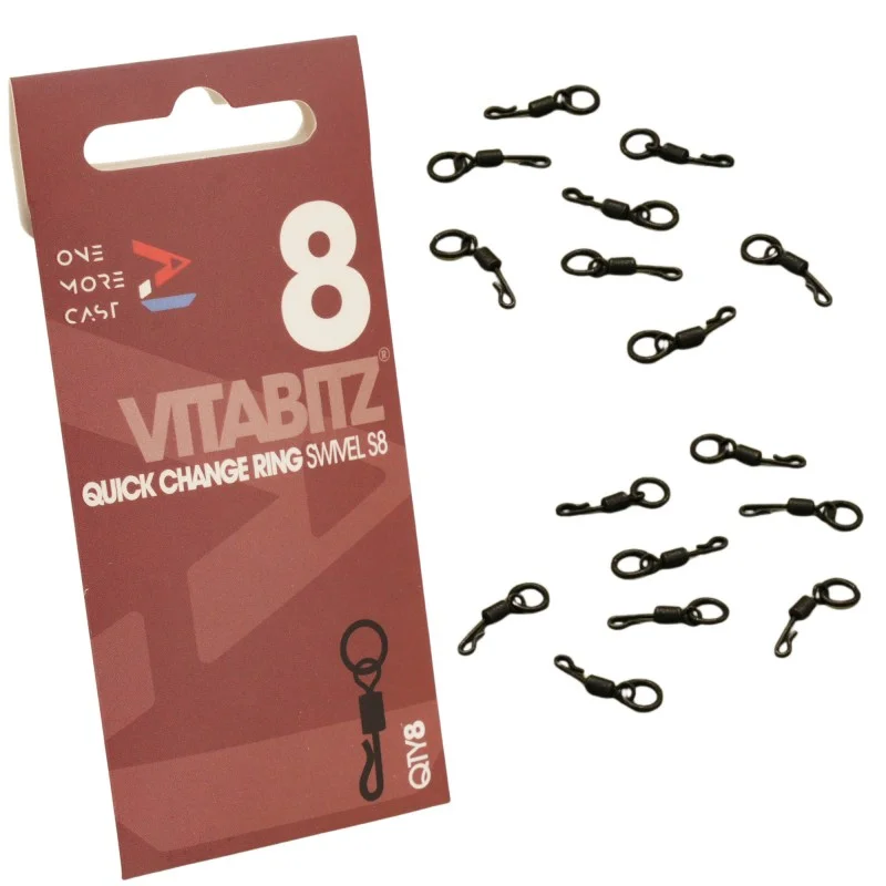 Tani Krętliki One More Cast Vitabitz Quick Change Ring Swivel - 8