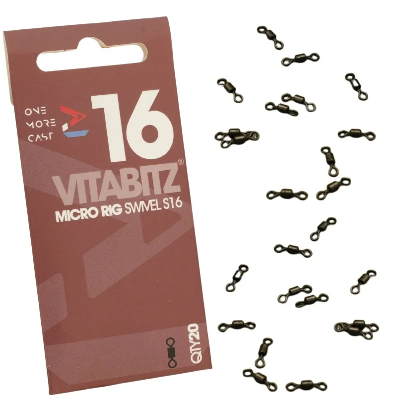 Do wyczerpania zapasów Krętliki One More Cast Vitabitz Micro Rig Swivel - 16