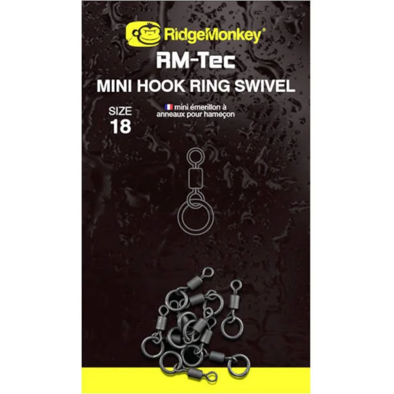Krętliki RidgeMonkey Connexion Mini Hook Ring Swivel Promocja