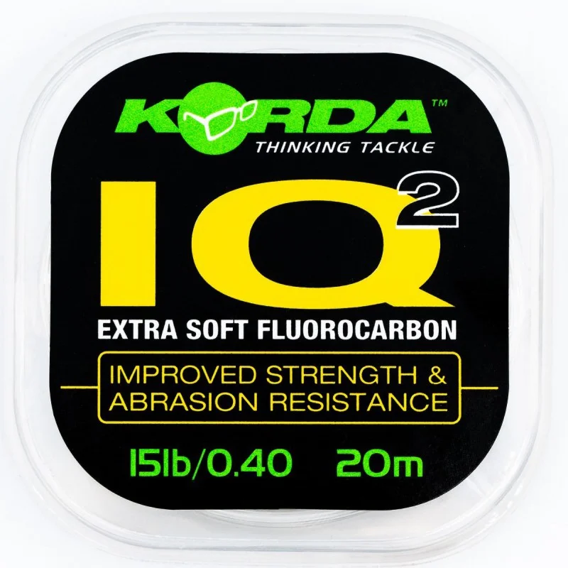 Cena promocyjna Fluorocarbon Korda IQ2 Extra Soft Hooklink 20m 15lb
