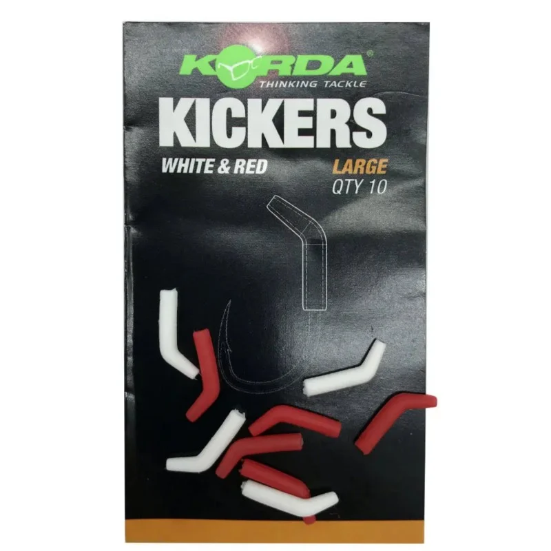 Pozycjonery Do Haczyków Korda Kickers Red/White - Large Dostępne od ręki
