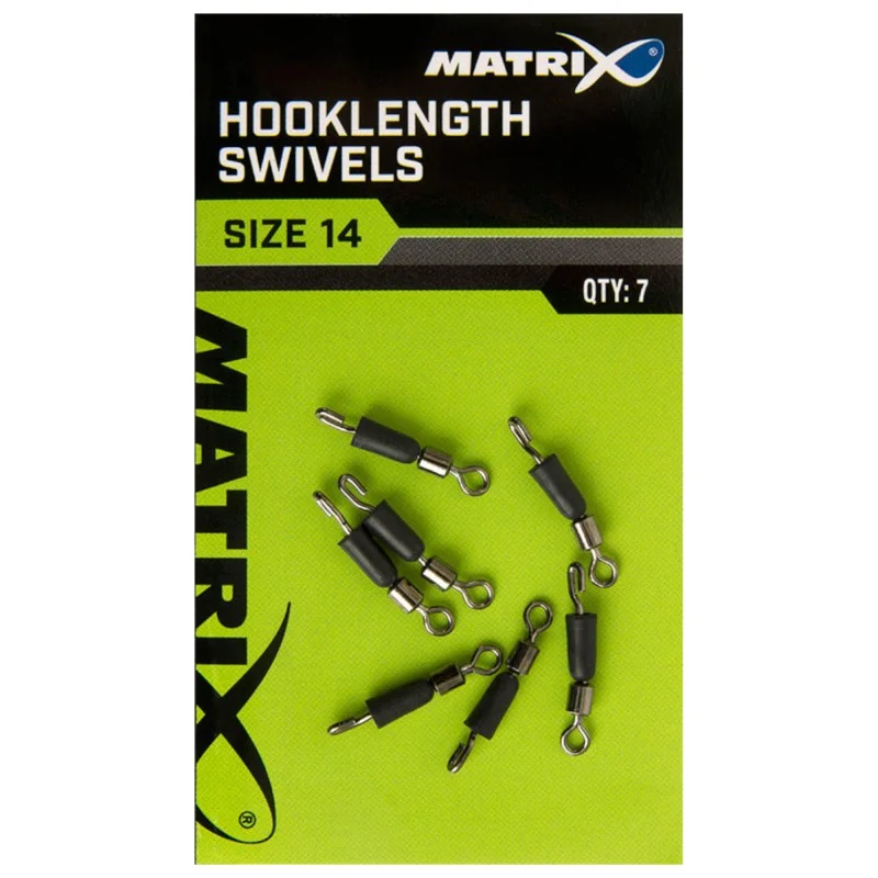 Łączniki Matrix Hooklength Swivels - 18 Wysoka jakość