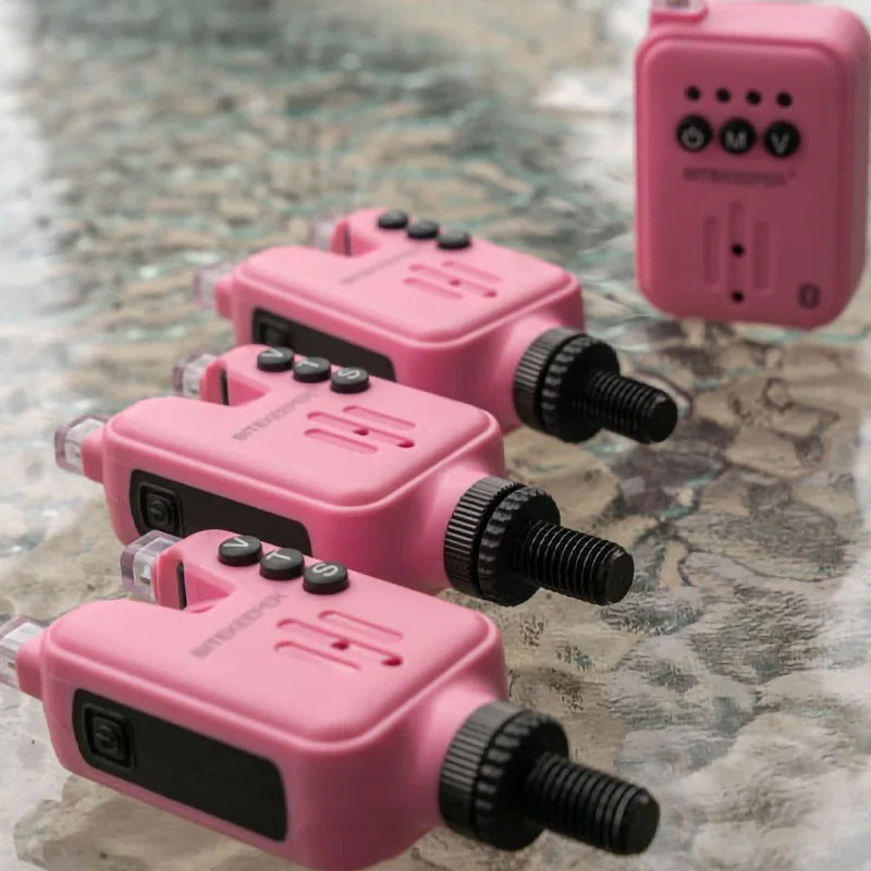 Zestaw Sygnalizatorów Rippton BiteKeeper PRO 3+1 Bite Alarm Pink Wyjątkowa oferta