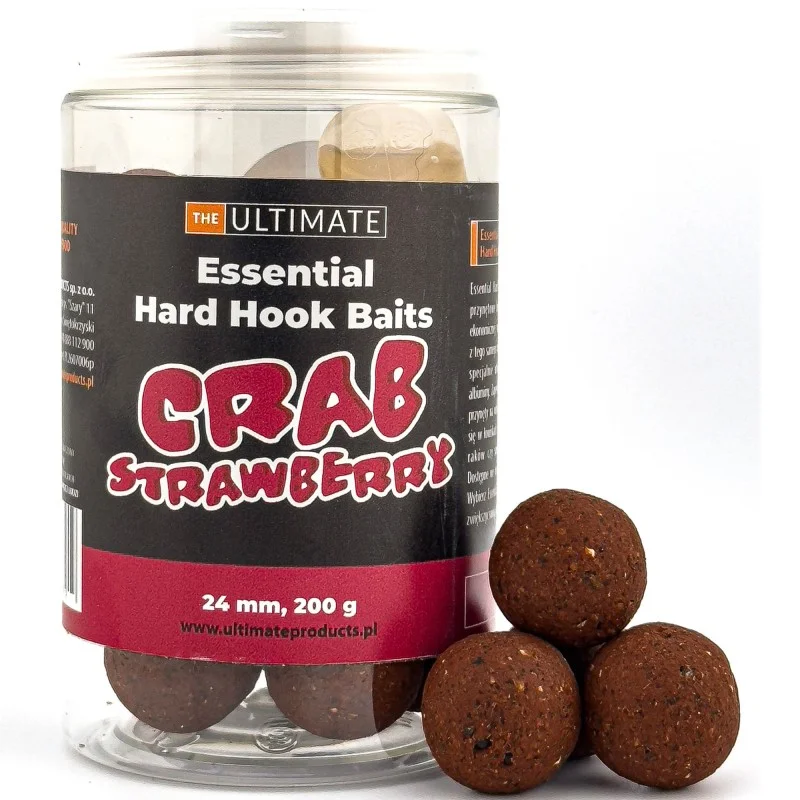 Ekspresowa dostawa Kulki Ultimate Products Essential Hard Hook Baits Crab Strawberry 24mm 200g