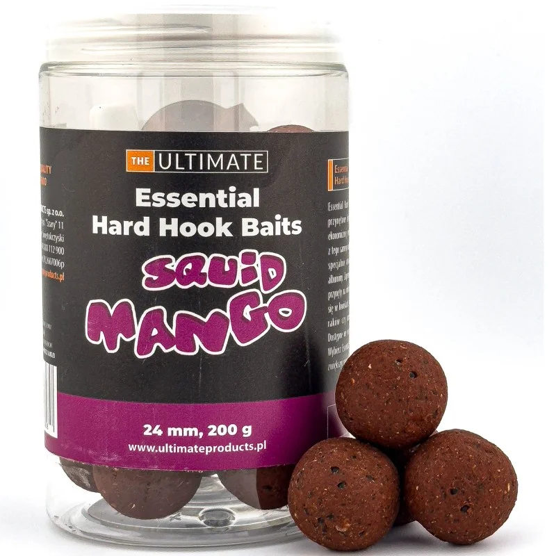 Sprawdź teraz Kulki Ultimate Products Essential Hard Hook Baits Squid Mango 20mm 200g