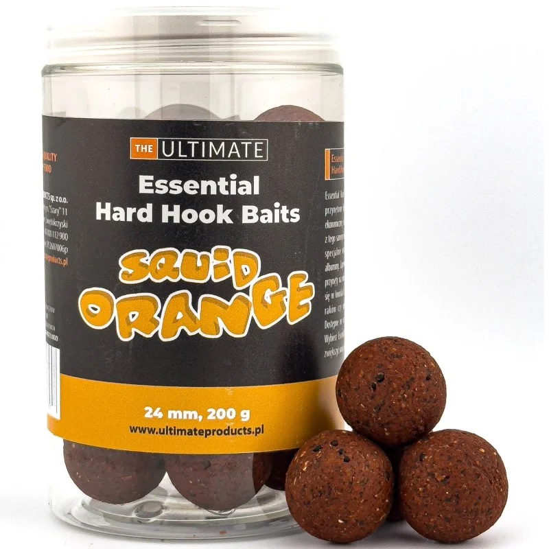 Szybka wysyłka Kulki Ultimate Products Essential Hard Hook Baits Squid Orange 24mm 200g
