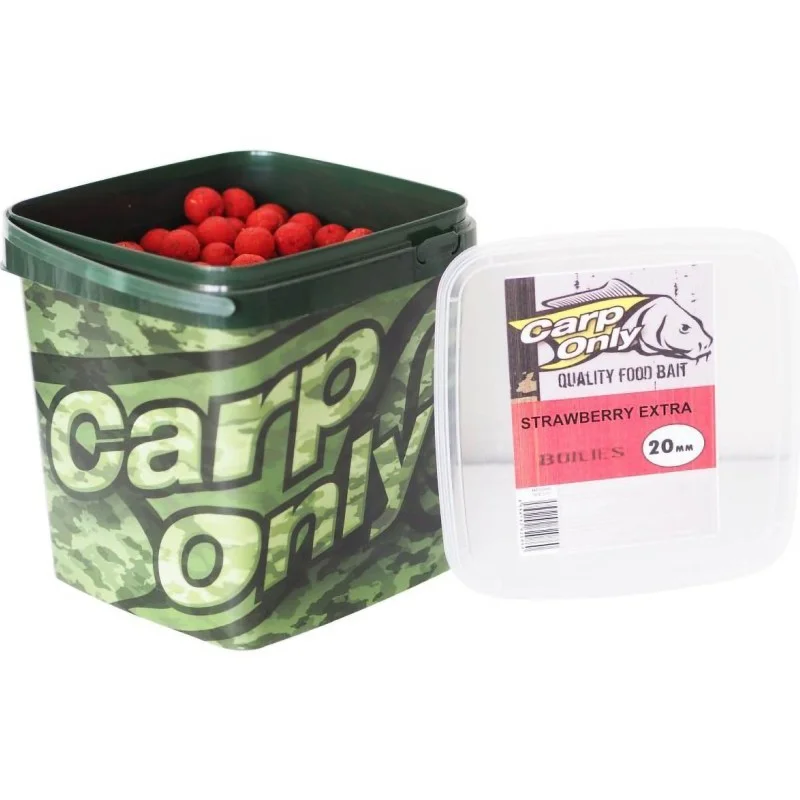 Kulki Zanętowe Carp Only Strawberry Extra 20mm 3kg Bezpieczna płatność
