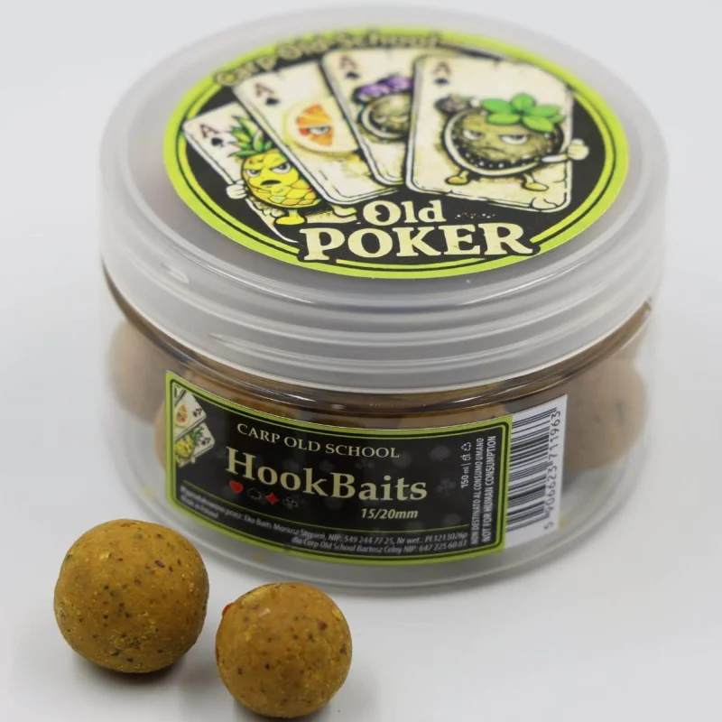 Kulki Haczykowe Carp Old School Old Poker 20mm & 24mm 200ml Dostępne od ręki