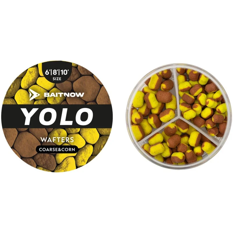 Wafters BaitNow Method Feeder Yolo Yellow & Bronze Coarse&Corn 6/8/10mm 24g Hit cenowy