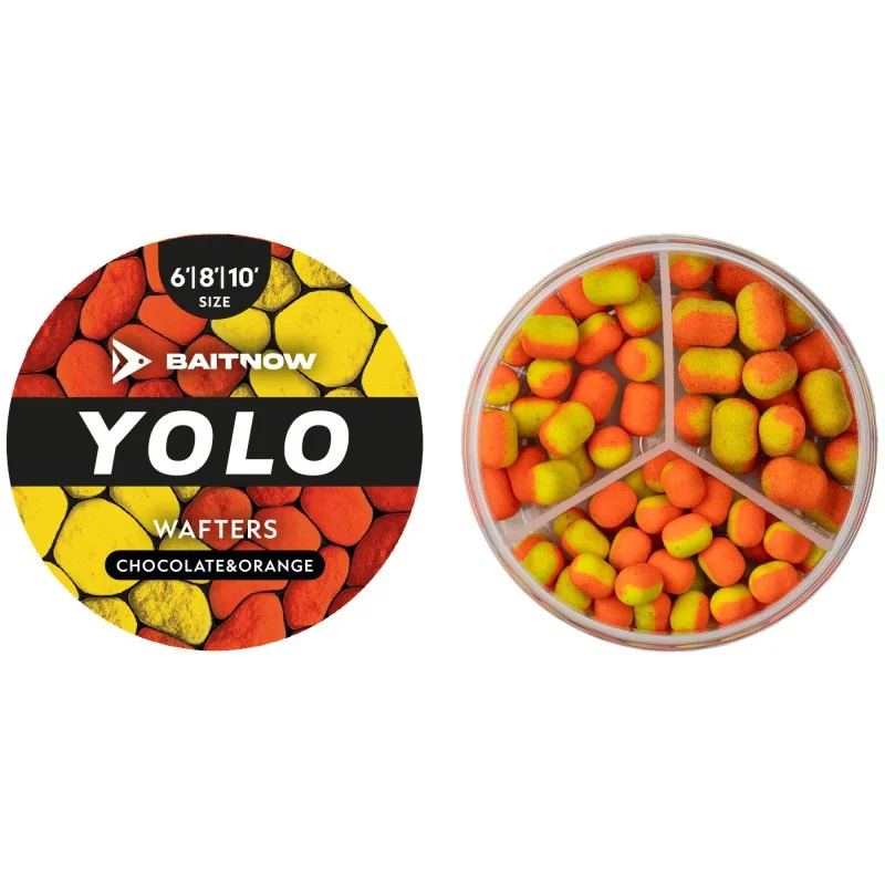 Wafters BaitNow Method Feeder Yolo Orange&Yellow Chocolate-Orange 6/8/10mm 24g Najlepsza cena