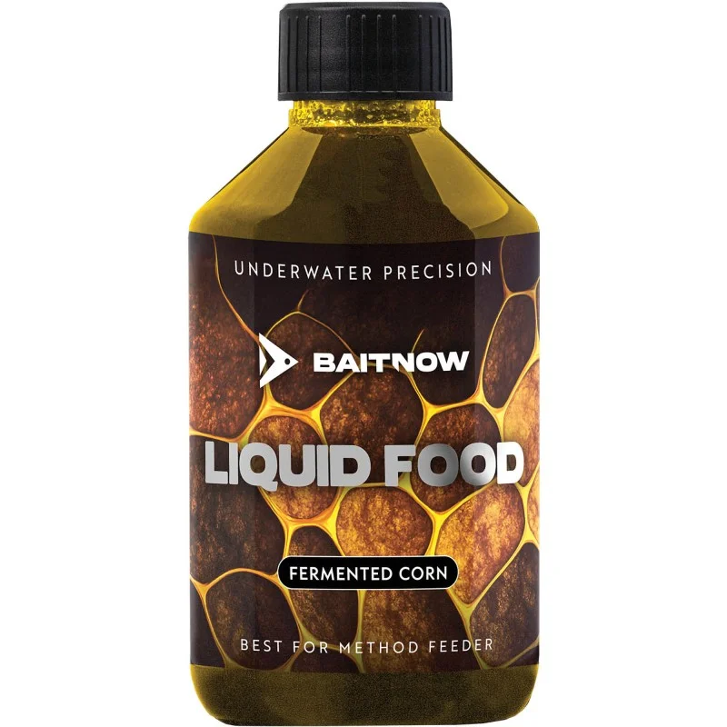 Ostatnia szansa Liquid BaitNow Method Feeder Liquid Food Fermented Corn 250ml
