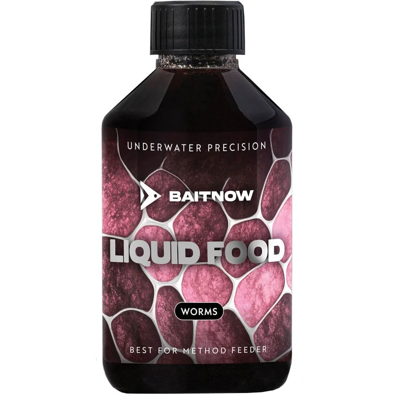 Łatwy zwrot Liquid BaitNow Method Feeder Liquid Food Worms 250ml