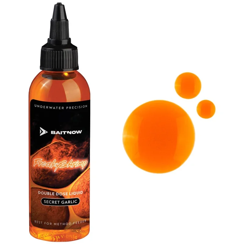 Liquid BaitNow Method Feeder Double Dose Freaky Shrimp 100ml Kup teraz