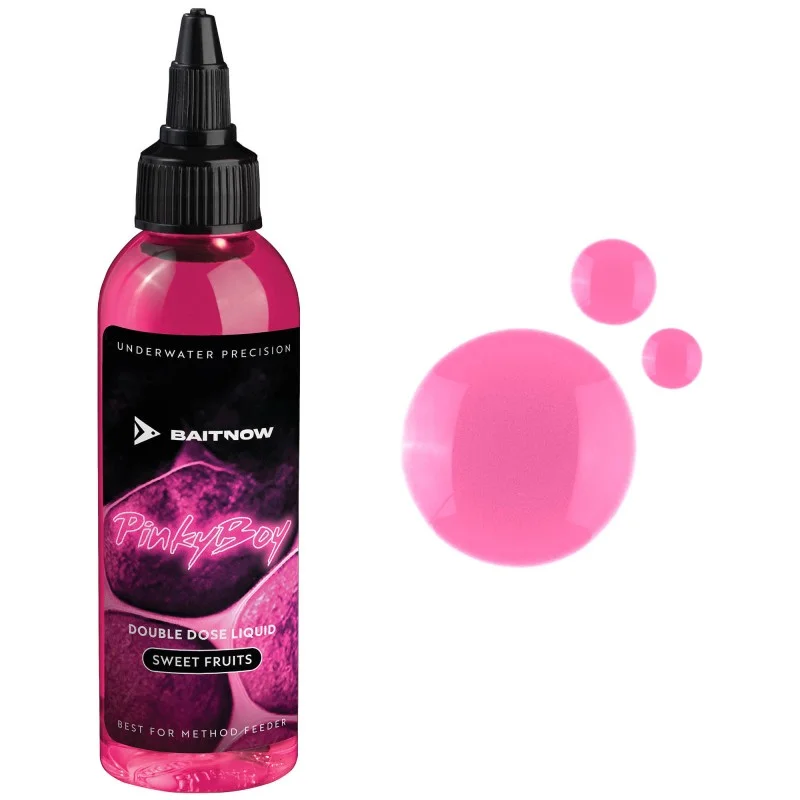 Niska cena Liquid BaitNow Method Feeder Double Dose Pinky Boy 100ml