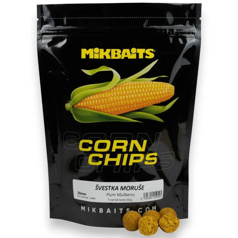 Kulki Mikbaits Corn Chips 300g - Śliwka Morwa 20mm Kup online