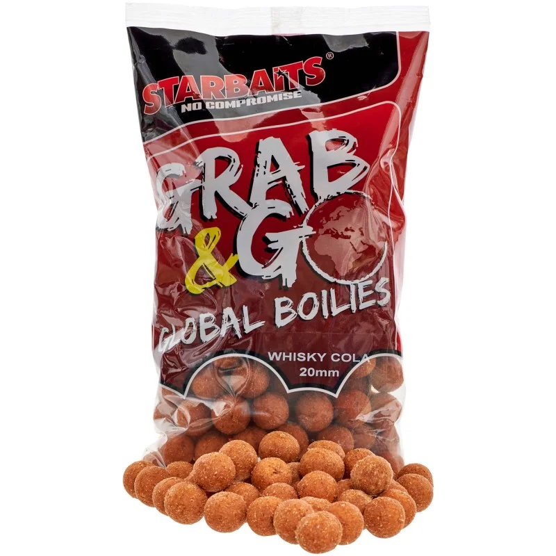 Ekspresowa dostawa Kulki Zanętowe Starbaits G&G Global Whisky Cola 20mm 800g