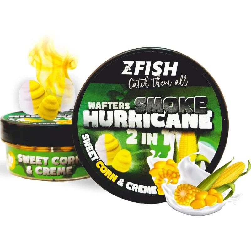 Nowość Kulki Zfish Smoke Hurricane Wafters 2in1 8/10mm Sweet Corn-Creme