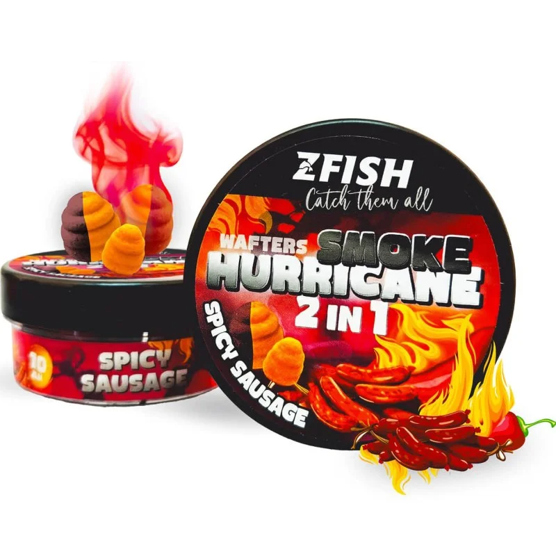 Kulki Zfish Smoke Hurricane Wafters 2in1 8/10mm Spice Sausage Ostatnia szansa