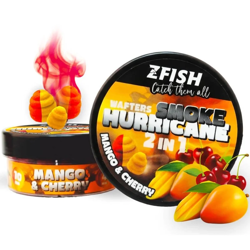 Kulki Zfish Smoke Hurricane Wafters 2in1 8/10mm Mango Cherry Wybór klientów