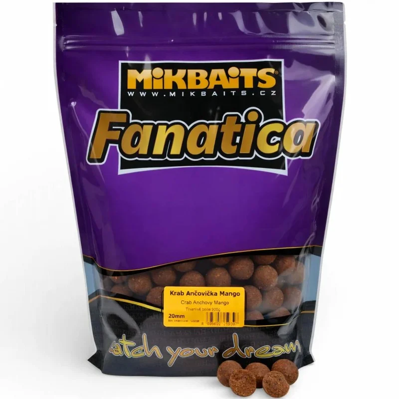 Taniej Kulki Zanętowe Mikbaits Fanatica 900g - Krab Anchois Mango 24mm