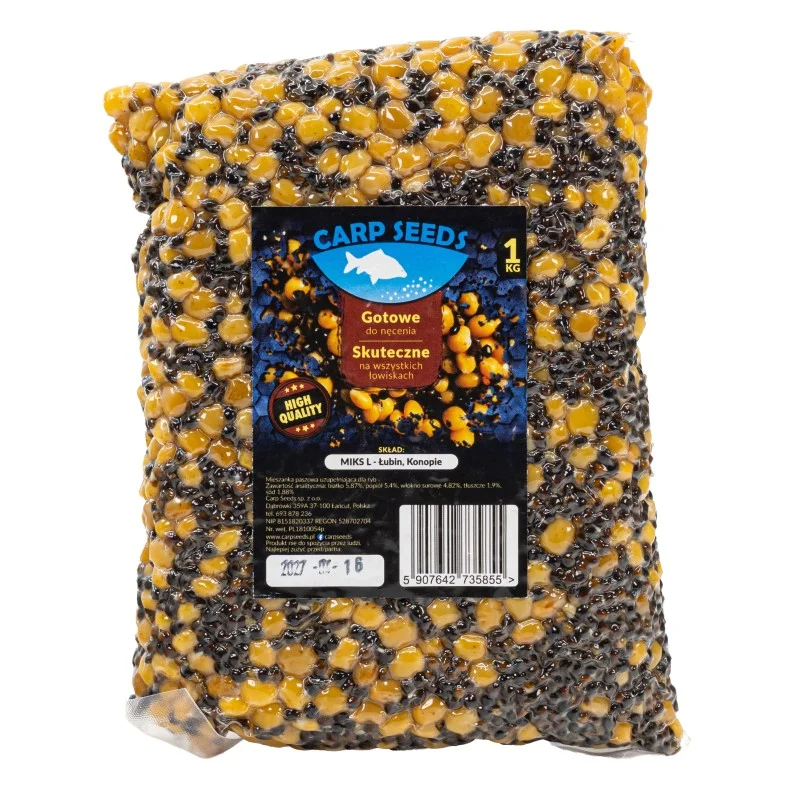 Sprawdź teraz Mix L Ziaren Carp Seeds Konopie Łubin 1kg