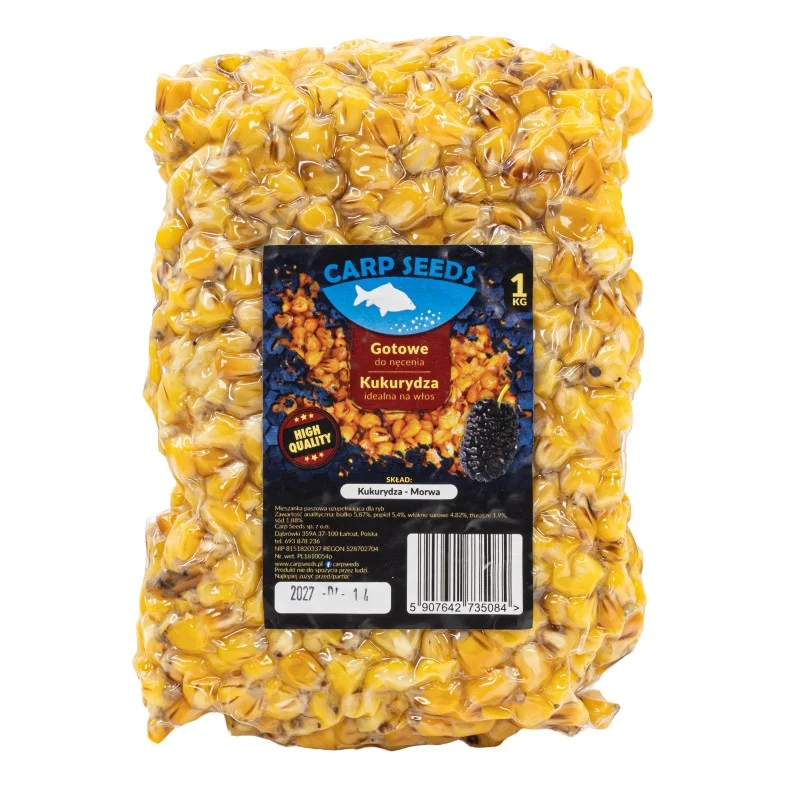 Kukurydza Carp Seeds Morwa 1kg Nowość