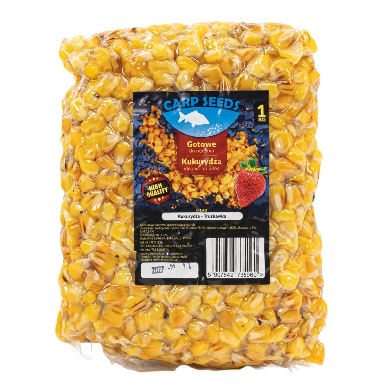 Wybór klientów Kukurydza Carp Seeds Truskawkowa 1kg