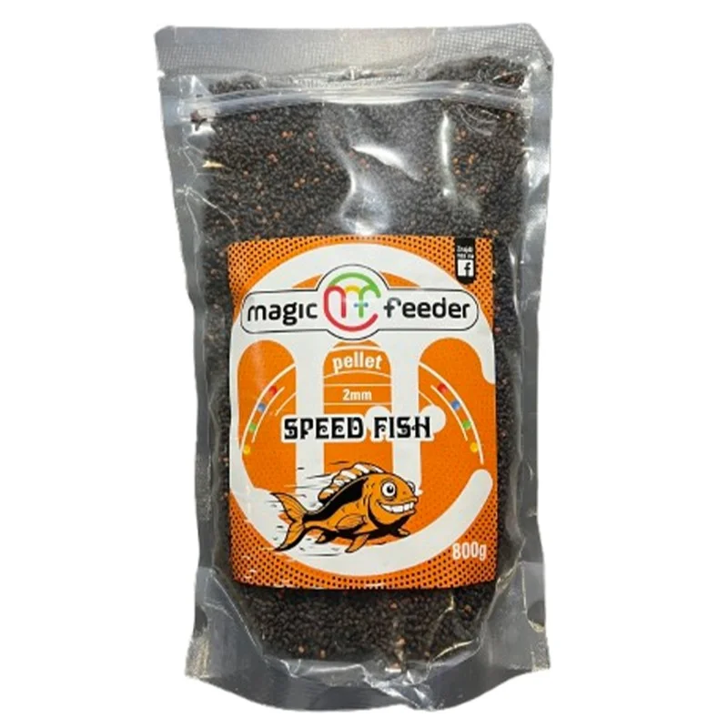 Łatwy zwrot Pellet Magic Feeder Speed Fish 2mm 800g
