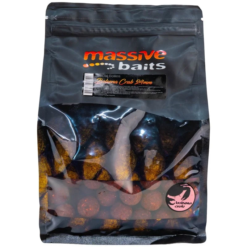 Ostatnia szansa Kulki Zanętowe Massive Baits Top Shelf Bolsena Crab 24mm 1kg
